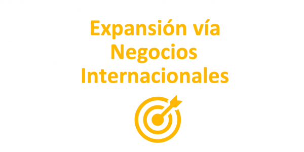 Expansión vía Negocios Internacionales